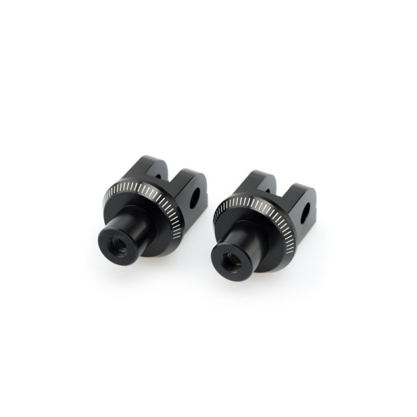 Puig Adjustable Footpeg Adaptors Black